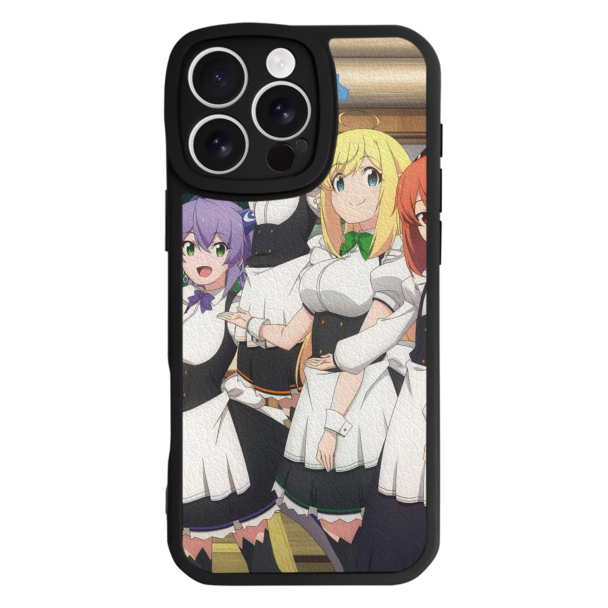 （画像用） 転スラ Regarding Reincarnated to Slime 【iPhone 16シリーズ対応】シリコンスマホケース（レザー調） 材質：シリコン